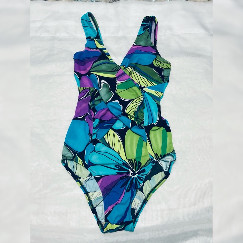 Sirena Floral One-Piece Swimsuit Size 10